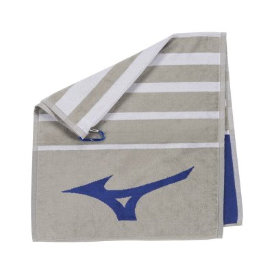 Paraguas & Toalla Mizuno RB Tour Towel Hombre - Grises / Azules - Chile M270JFOMHG